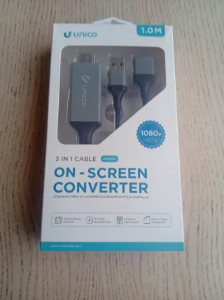 Convertidor Unico 3 en 1 1.0M HDTV