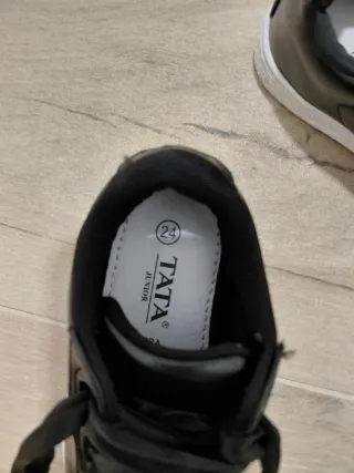 Sneakers nere con lacci in nastro bambini