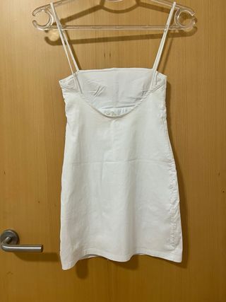 Vestido blanco Pull&Bear