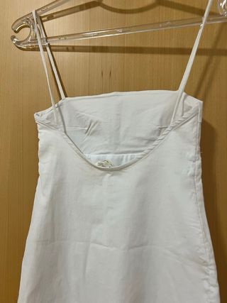 Vestido blanco Pull&Bear