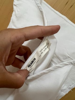 Vestido blanco Pull&Bear