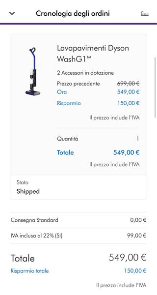 Lavapavimenti Dyson WashG1