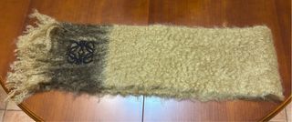 Bufanda Loewe Beige y Marrón