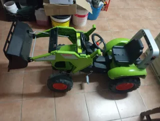 Tractor de pedales con pala