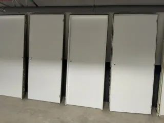 Puertas interiores lacadas en blanco
