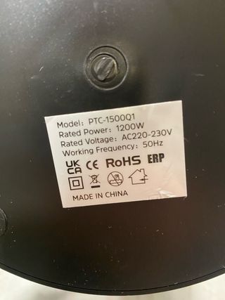 Aquecedor Elétrico Espacial Silencioso