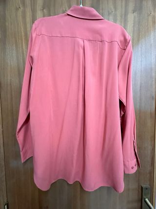 Camisa Viscosa Uniqlo Color Teja