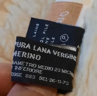 Coperta singola lana vergine MERINOS
