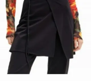 Pantalone nero lungo Desigual Tura L