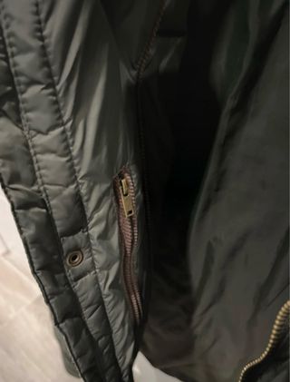 Cazadora parca verde Sfera