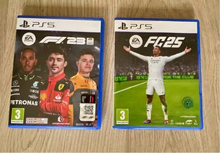 2 Juegos PS5: F1 23 y FC 25