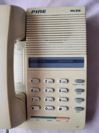Teléfono Fijo Vintage PINE PH-316 Beige
