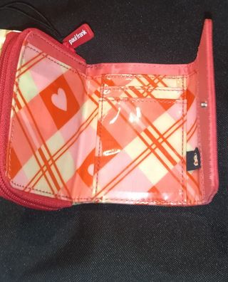 Billetera Paul Frank Roja con Estampado