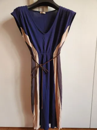 Abito Pennyblack beige, blu e marrone