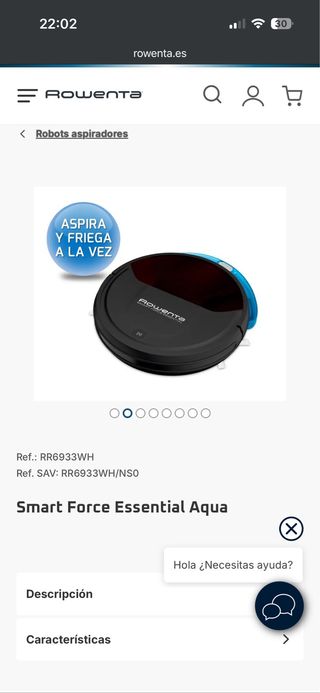 Rowenta Smart Force Essential Aqua Robot Aspirador