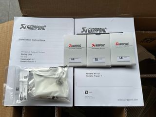 Akrapovic MT07 Tracer7 Titanium Euro5+ 2025