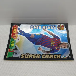 ⚽️ CROMO DE FUTBOL DANI ALVES SUPERCRACK ADRENALYN