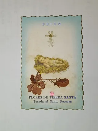 Santini Religiosi BELEN FLORES DE TIERRA SANTA