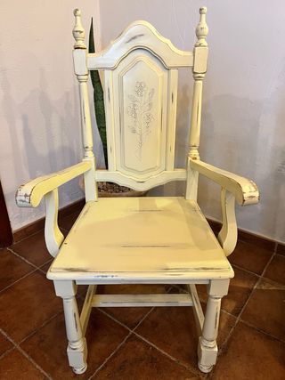 Mesa y 2 Sillas Madera Maciza