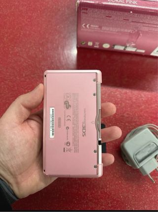Nintendo 3DS Coral Pink + Nintendogs + Cats
