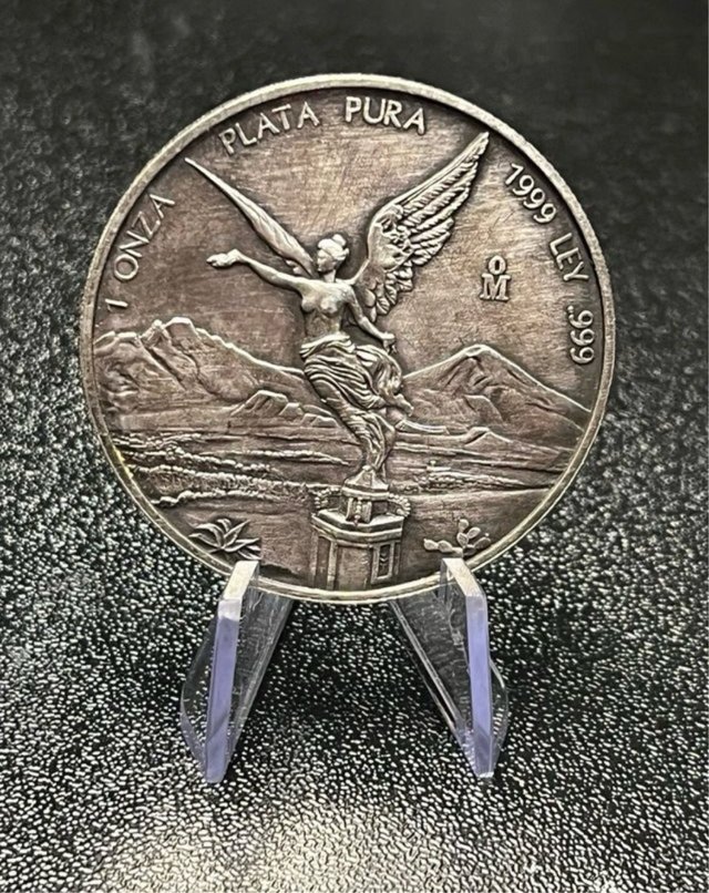 Onza Plata Libertad 1999 Patina Original