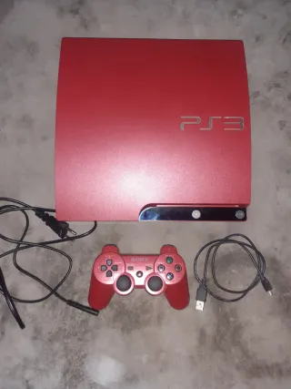 PS3 Edición Limitada Roja muchos juegos