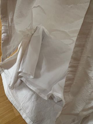 Vestido blanco Bershka