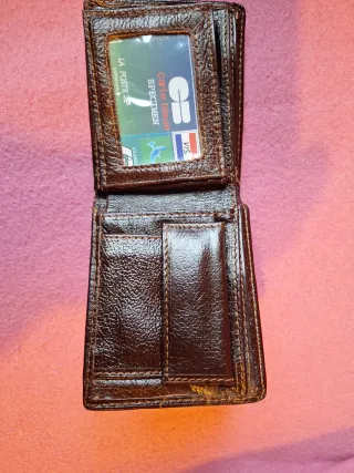 Cartera Monedero Marrón