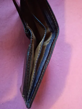 Cartera Monedero Marrón