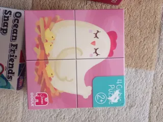 Lote 4 juegos infantiles +2 años