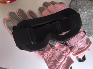 Lote Gafas y Guantes Esquí