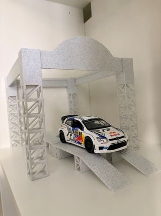 Escenario Diorama Rally 1/24