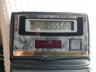 Calcolatrice Citizen DE-440 Dual Powered