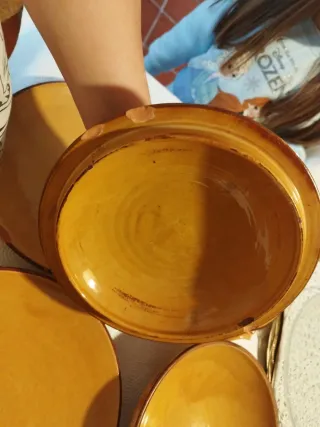 Juego de Soperas y platos fuente de Cerámica