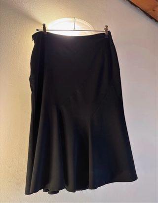 Gonna Carla Ferroni nera con strass