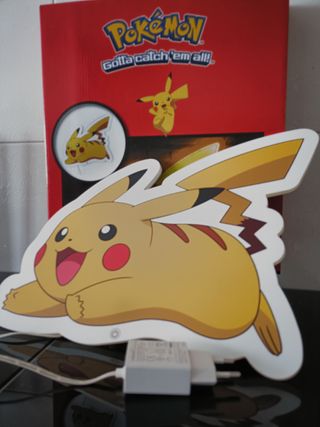 Lámpara LED Pared Pikachu Pokemon