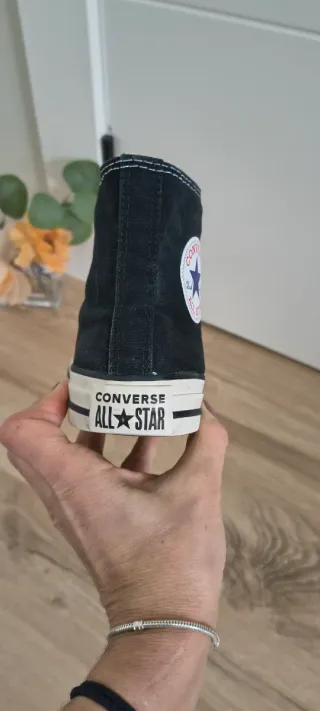 Converse talla 39 color negro