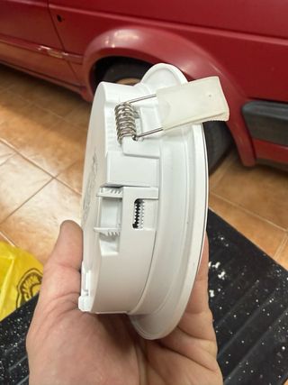 2ud foco LED Empotrable Redondo Blanco