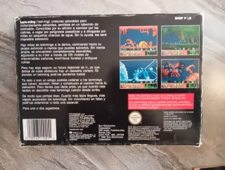 Lemmings SNES Super Nintendo PAL