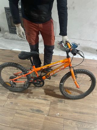 Bicicleta infantil 20 naranja