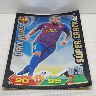 ⚽️ CROMO DE FUTBOL DANI ALVES SUPER CRACK 2011-12