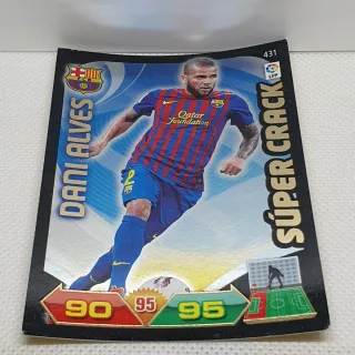 ⚽️ CROMO DE FUTBOL DANI ALVES SUPER CRACK 2011-12