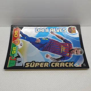 ⚽️ CROMO DE FUTBOL DANI ALVES SUPER CRACK 2011-12