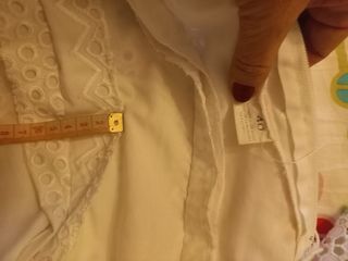 Vestido Flamenca Blanco y Verde