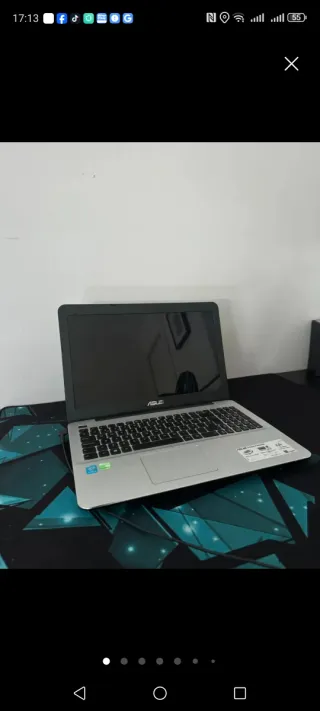 Portátil Asus Plata/Negro - Batería a revisar