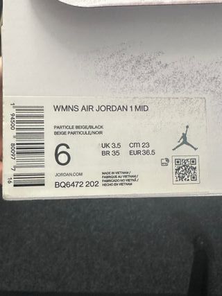 Nike Jordan 1 Mid 36.5 Canyon