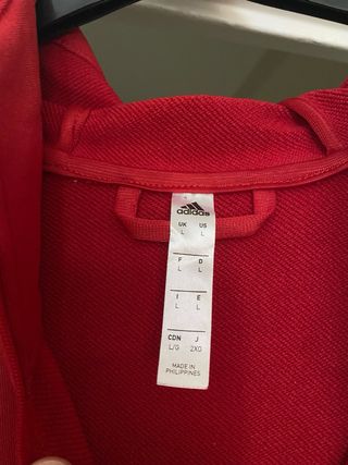 Chaqueta deportiva Adidas roja