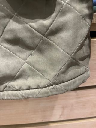 Chaqueta Barbour acolchada marrón/verde