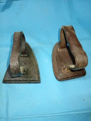 Planchas de carbón macizas antiguas