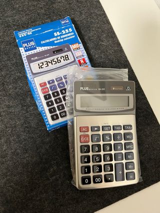 Calculadora PLUS OFFICE SS-255 Dual Power